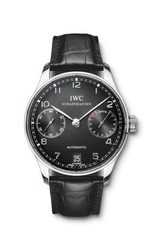 IWC Portuguese Automatic Stainless Steel / Black